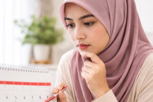 kitaran haid tidak stabil
